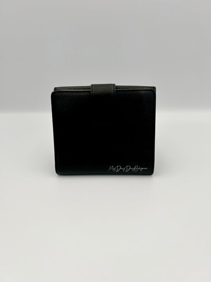 Delvaux wallet black 1990's