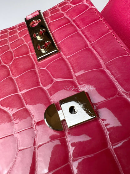 Delvaux Tempête Top Handle Pink 2017