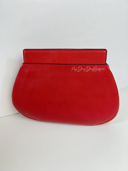 Delvaux Vintage Pochette Red 1996