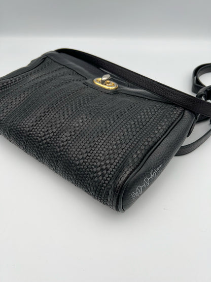 Vintage Delvaux toile de cuir 1992 MM