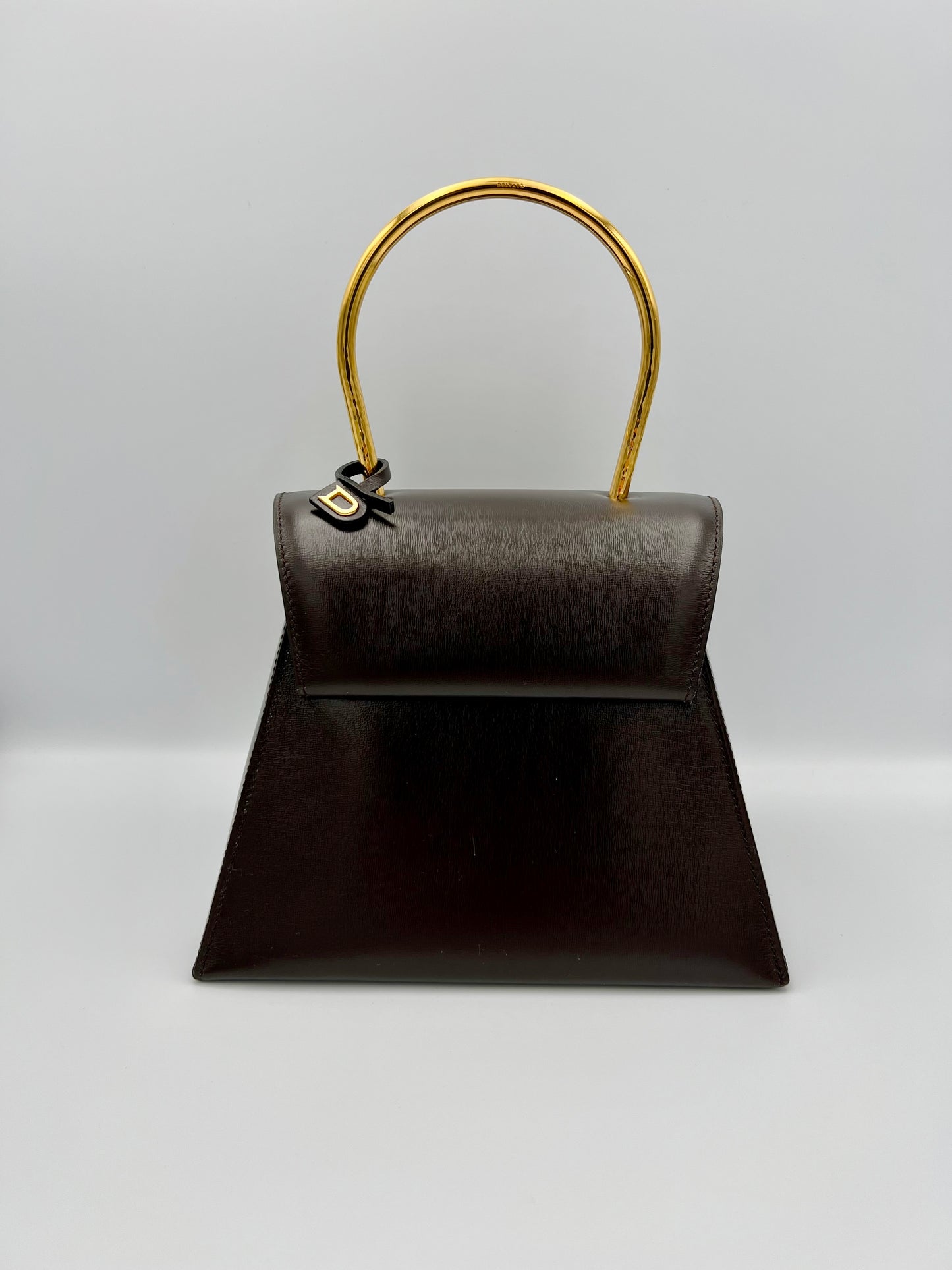 Delvaux Vintage Top Handle Brown 1996