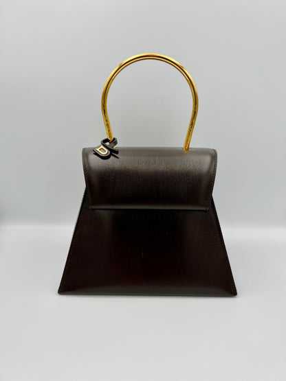 Delvaux Vintage Top Handle Brown 1996