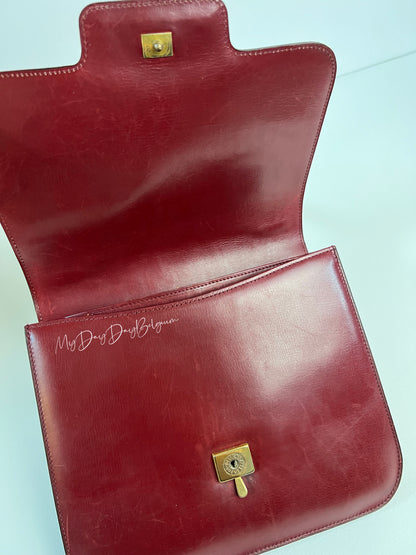 Delvaux Vintage Top Handle Red 1977