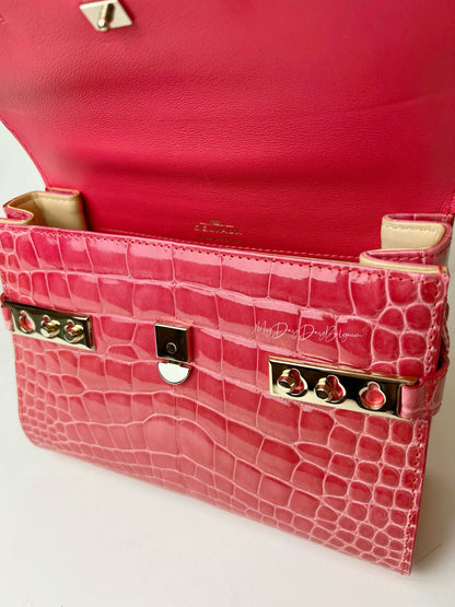 Delvaux Tempête Top Handle Pink 2017