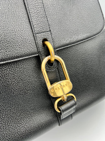 Delvaux Gin Fizz Crossbody / Shoulder Bag Black 1998