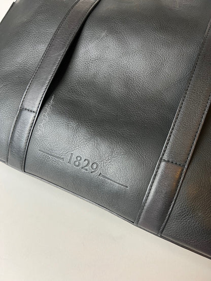 Delvaux Newspaper Bag Top Handle Black 2012