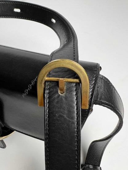 Delvaux Festival Crossbody / Shoulder Bag Black 1971