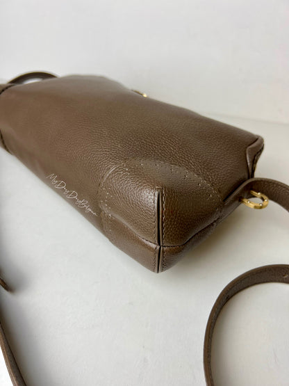Delvaux Vintage Crossbody / Shoulder Bag Taupe 2008