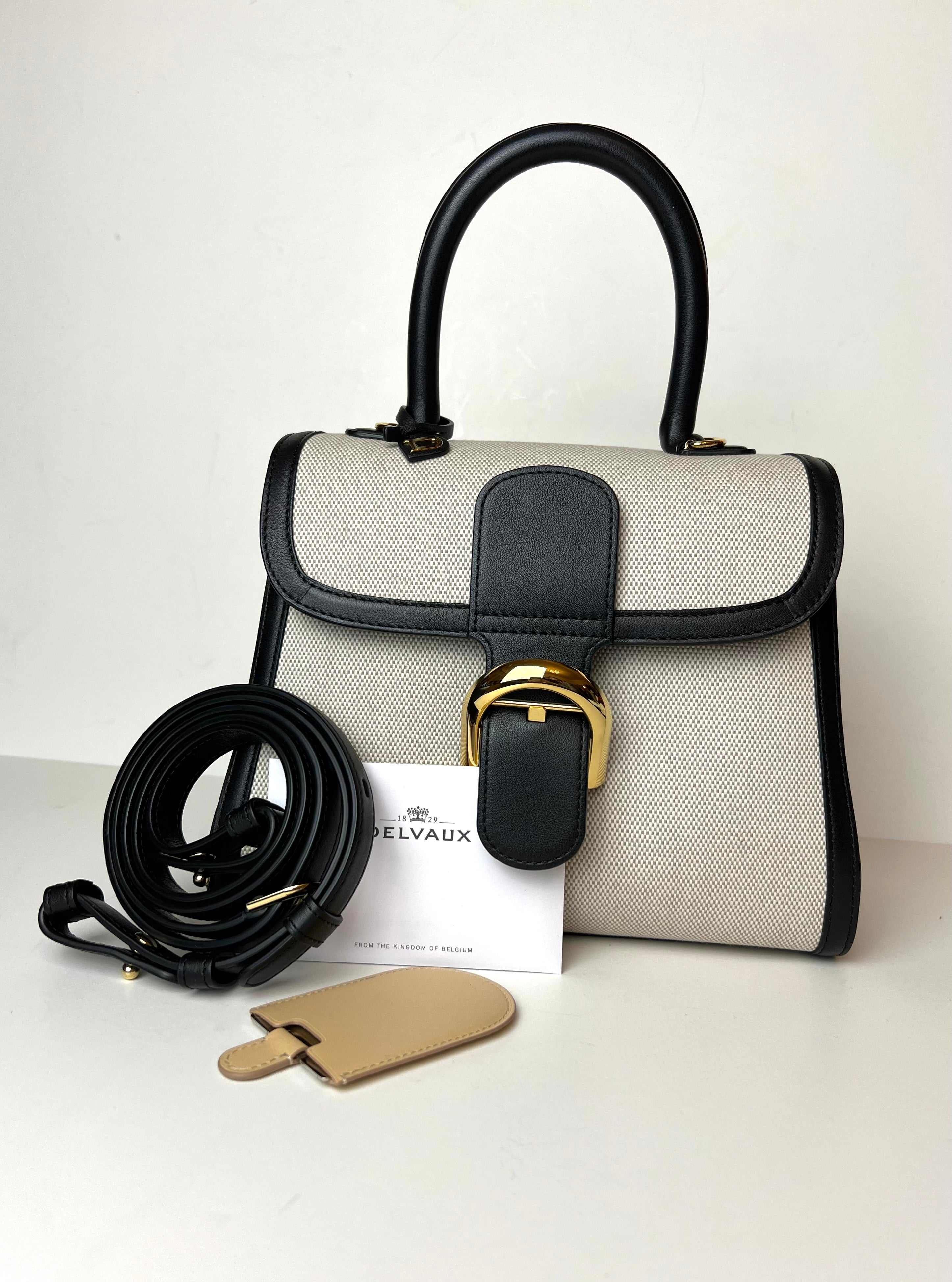 Delvaux Brillant Canvas Black PM 2024 MyDayDayBelgium