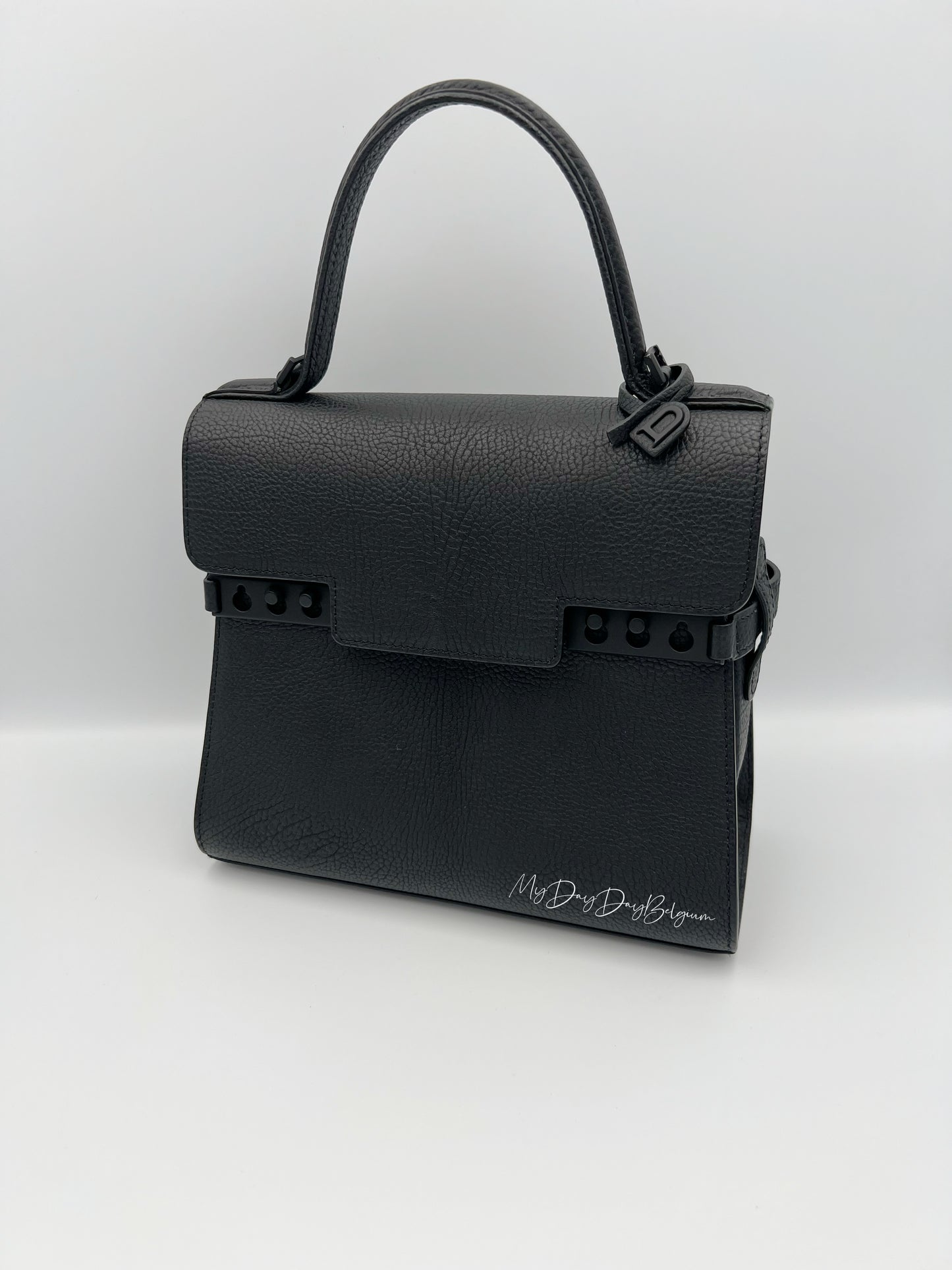Delvaux Tempête PM so black limited edition crispy calf 2022