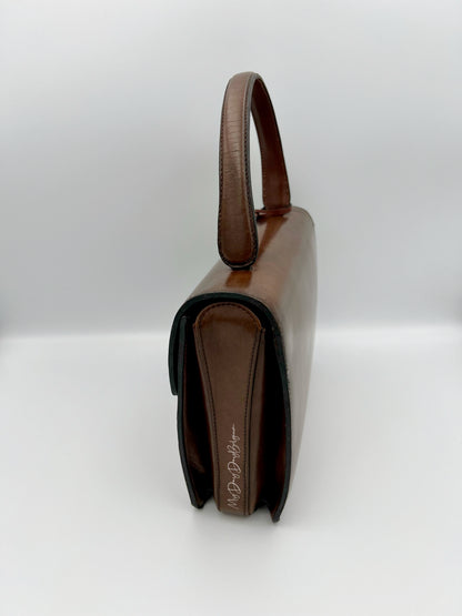 Vintage Delvaux top handle box calf 1967