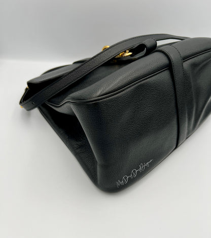 Delvaux Gin Fizz Crossbody / Shoulder Bag Black 1998