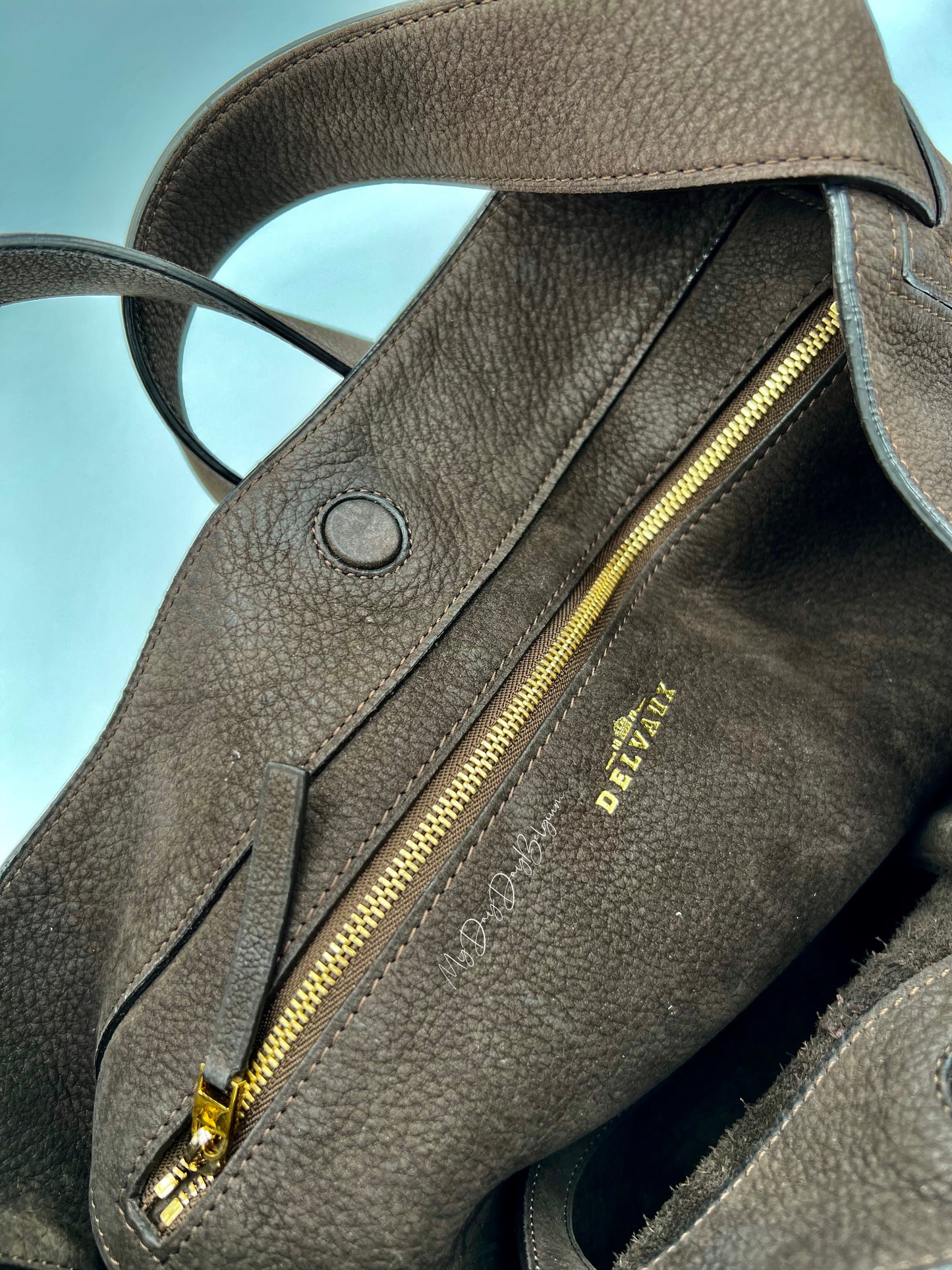 Delvaux Nubuk « 24 heures »crossbody 2011