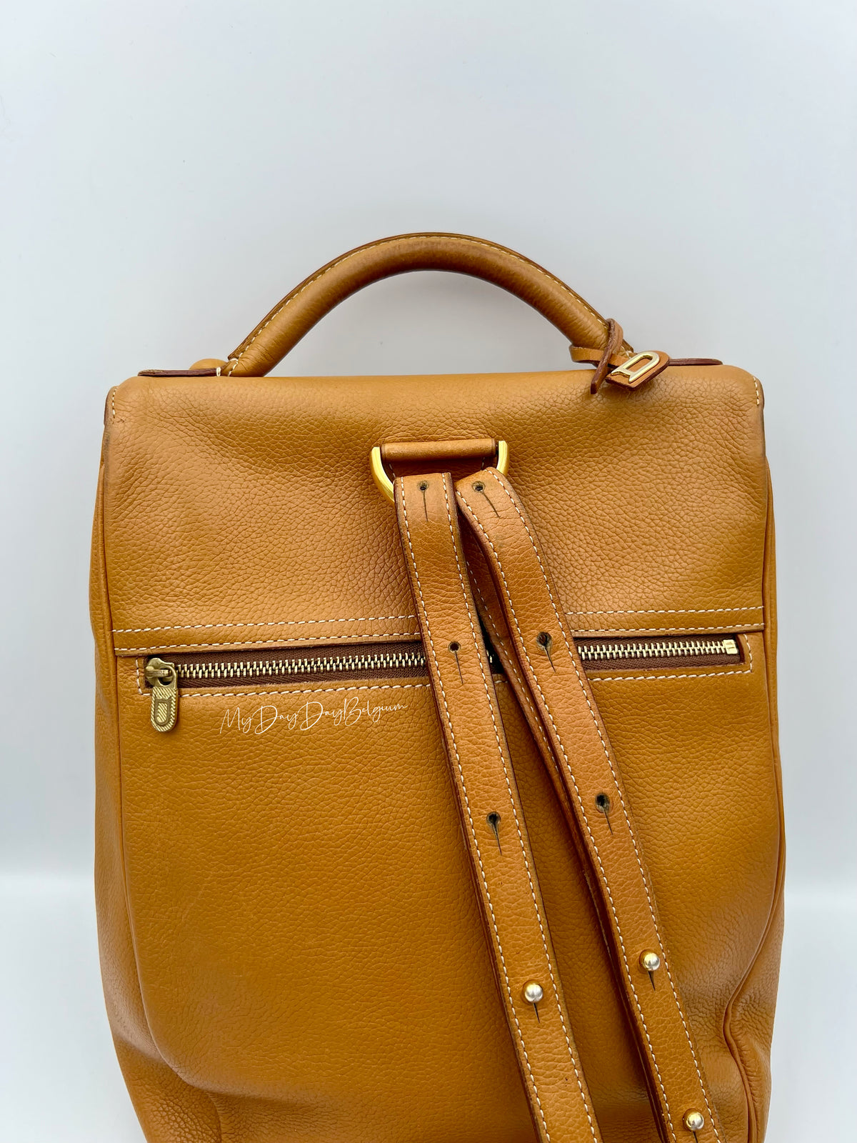 Delvaux Cristal de Roche Trotteur fauve Rucksack 2002