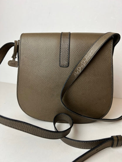Delvaux Vintage Crossbody / Shoulder Bag Brown / Green 1980's
