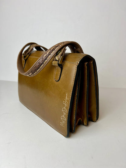 Delvaux Vintage Top Handle Brown 1965