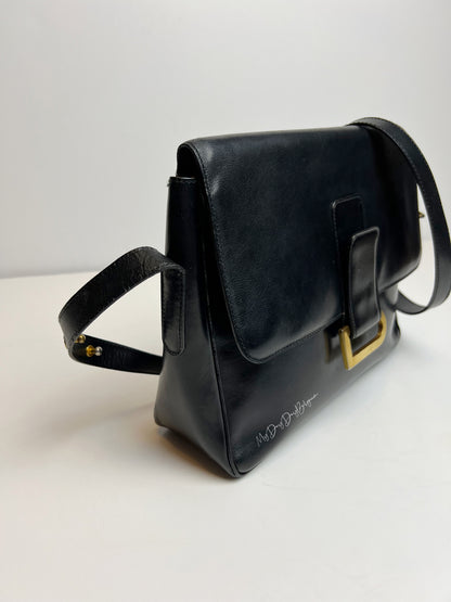 Delvaux Poirier Crossbody / Shoulder Bag Black 1977