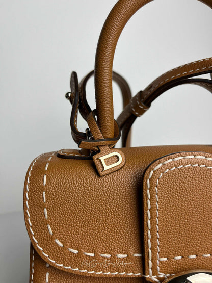 Delvaux Brillant surpiqué