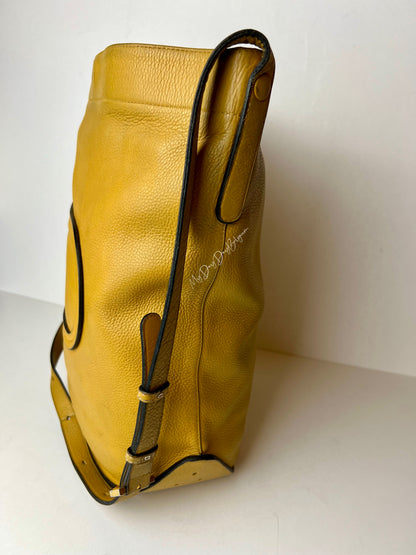Delvaux Le Pin Crossbody / Shoulder Bag Yellow Moutarde 1972