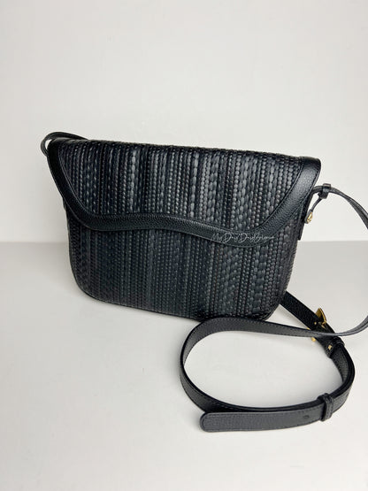 Delvaux toile de cuir crossbody 1995