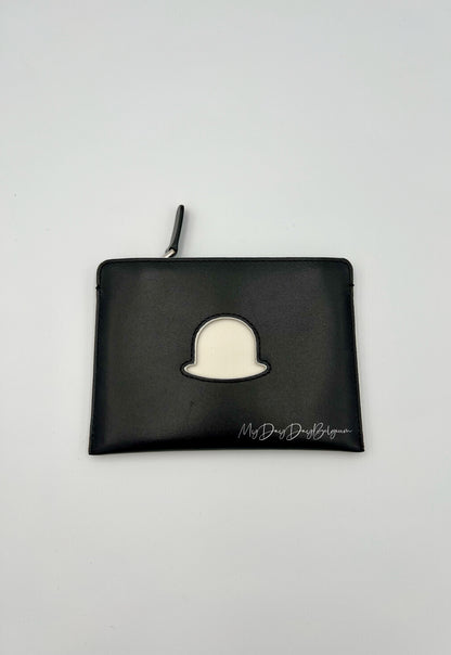 Delvaux Magritte Bowler hat "trompe l'oeuil" coin card case 2022