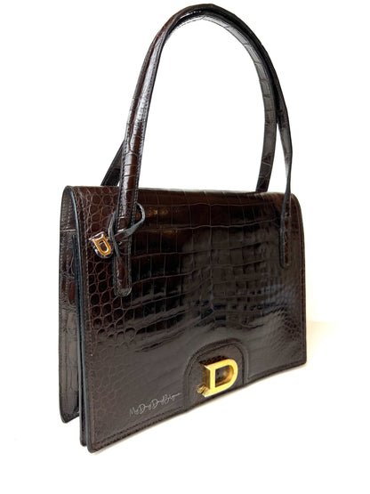 Delvaux Vintage Top Handle Brown 1973