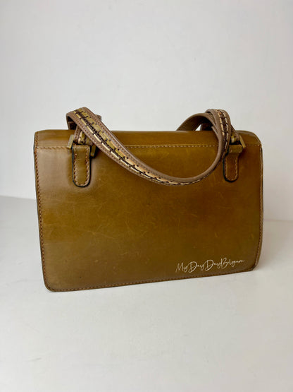 Delvaux Vintage Top Handle Brown 1965