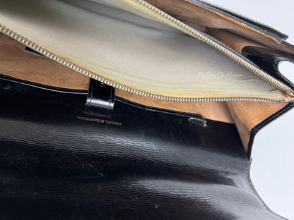 Delvaux Vintage Top Handle Black 1960's