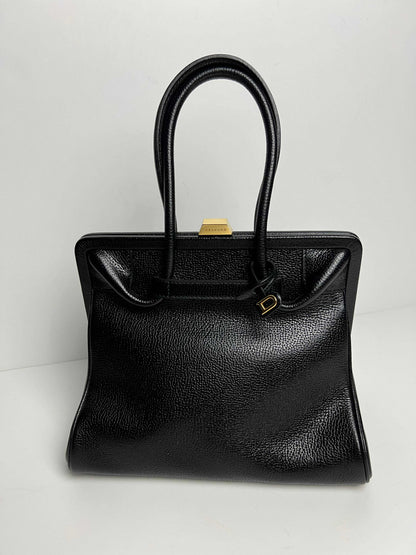 Delvaux Vintage Top Handle Black 1990's