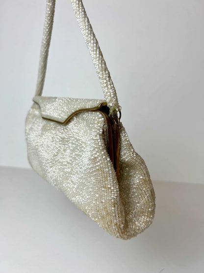 Delvaux Vintage Top Handle Nacre 1960's