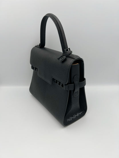 Delvaux Tempête PM so black limited edition crispy calf 2022