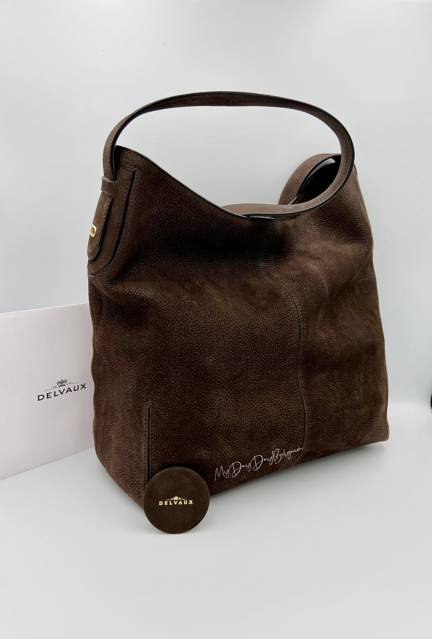 Delvaux Nubuk « 24 heures »crossbody 2011