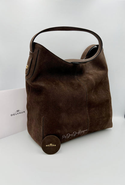 Delvaux Nubuk « 24 heures »crossbody 2011