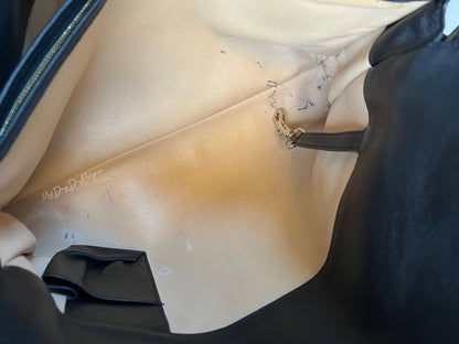 Delvaux Brillant Bridon Crossbody / Shoulder Bag Black 2000's