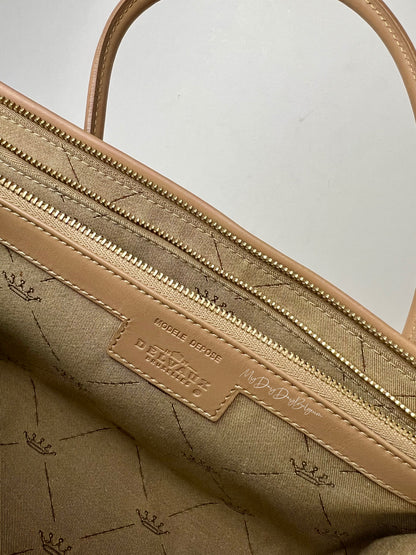 Delvaux Georges Top Handle Taupe 2004