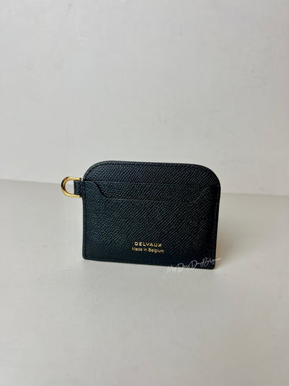 Delvaux Cardholder Vagabond - Black 2024