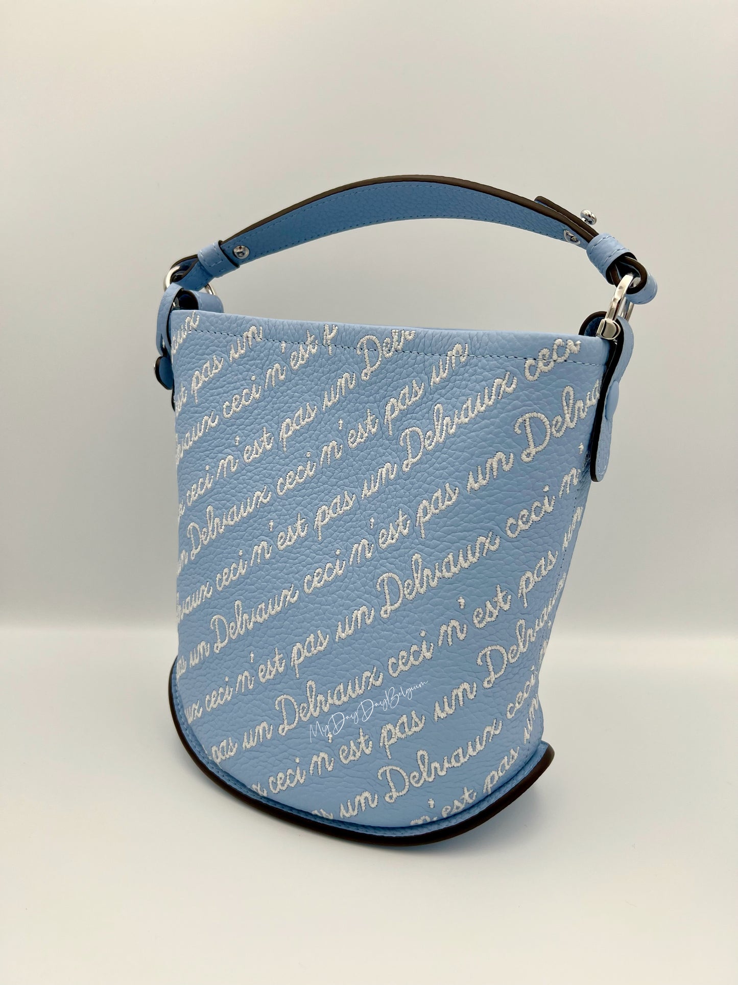 Delvaux Pin bucket 125 years of Magritte edition 2024