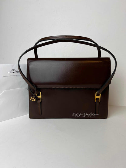Delvaux Vintage Top Handle Brown 1967