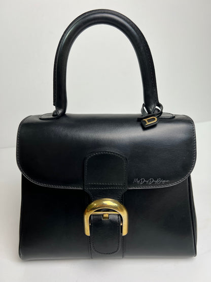 Delvaux Brillant Top Handle Black 1970's