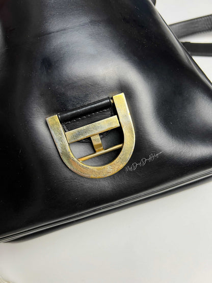 Delvaux Festival Crossbody / Shoulder Bag Black 1971