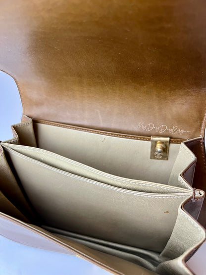 Delvaux Vintage Top Handle Camel 1965