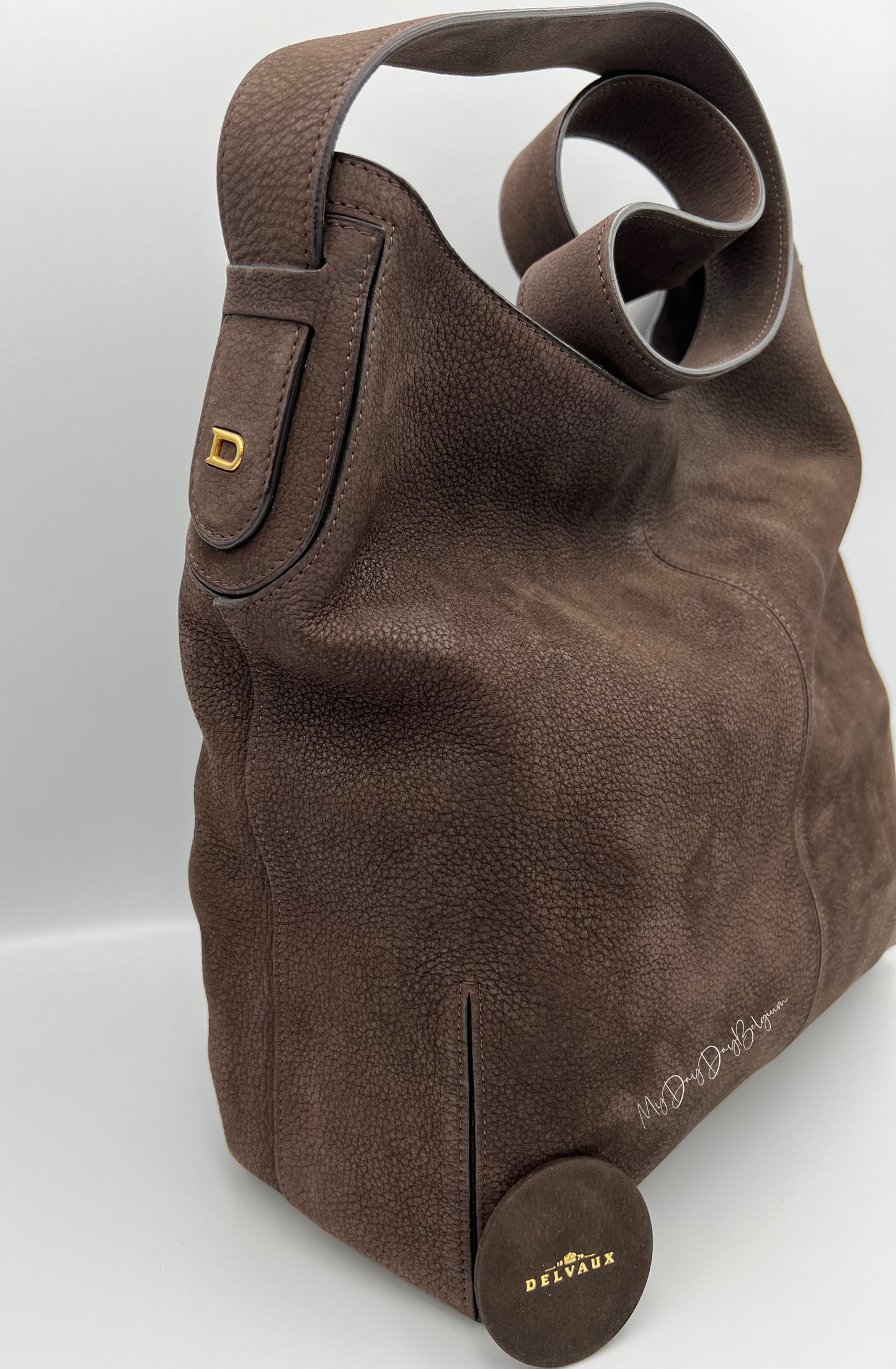 Delvaux Nubuk « 24 heures »crossbody 2011