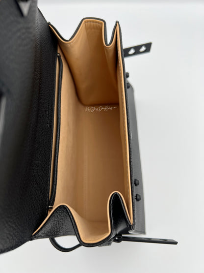 Delvaux Tempête PM so black limited edition crispy calf 2022