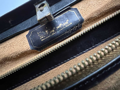 Delvaux Vintage Top Handle Black / White 1961