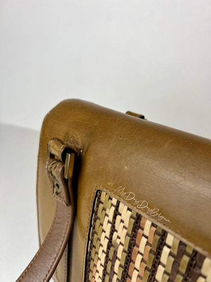 Delvaux Vintage Top Handle Brown 1965