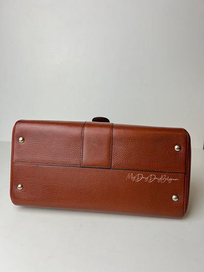 Delvaux Brillant Top Handle Camel 1990's