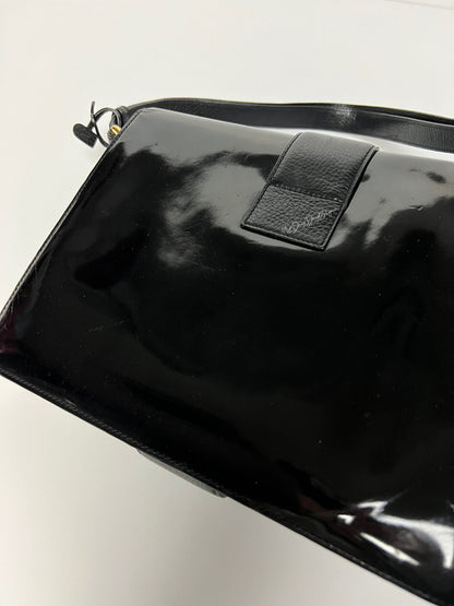 Delvaux Vintage Crossbody / Shoulder Bag Black 1988