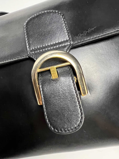 Delvaux Festival Crossbody / Shoulder Bag Black 1971