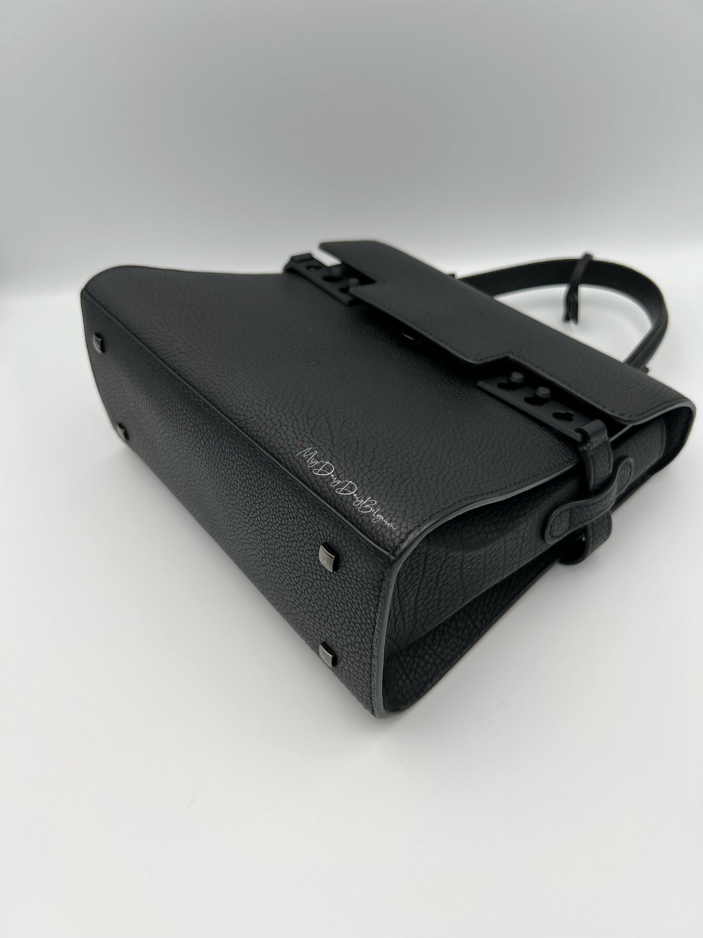 Delvaux Tempête PM so black limited edition crispy calf 2022