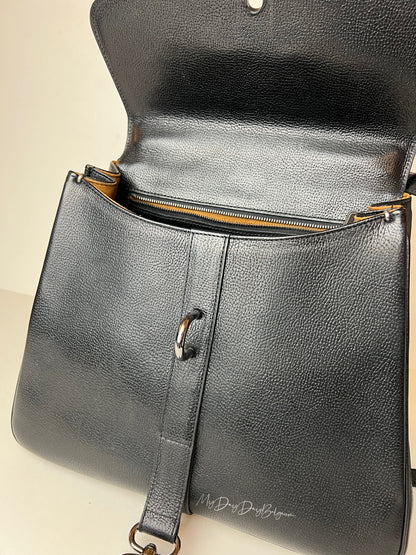 Delvaux Gin Fizz Crossbody / Shoulder Bag Black 1998